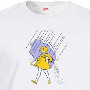 MORTON SALT GIRL, VINTAGE "COMMURCIAL" MENS TEE ALL SIZES T-1995